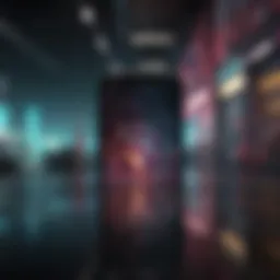 Abstract art representing dynamic video wallpapers on iPhone