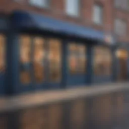 Aldi Storefront with Apple Pay Logo Displayed