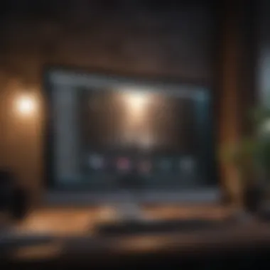 Effortless Command Execution Visualization of Alexa commands on MacBook screen