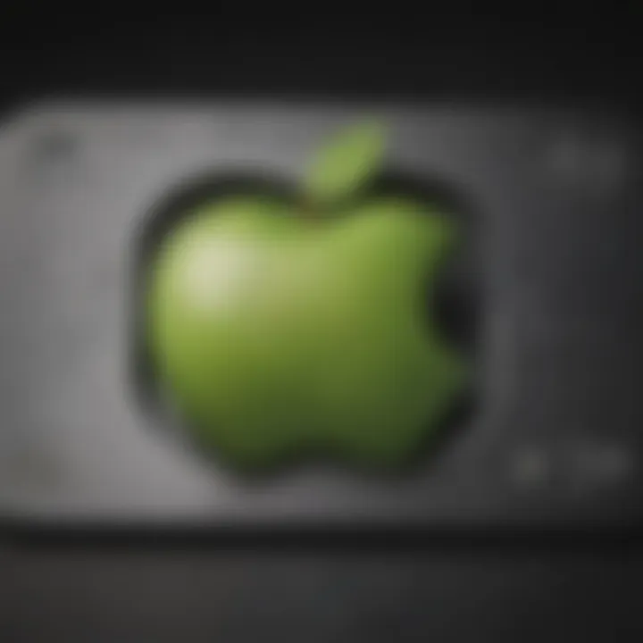 Apple Cash logo with green apple symbol