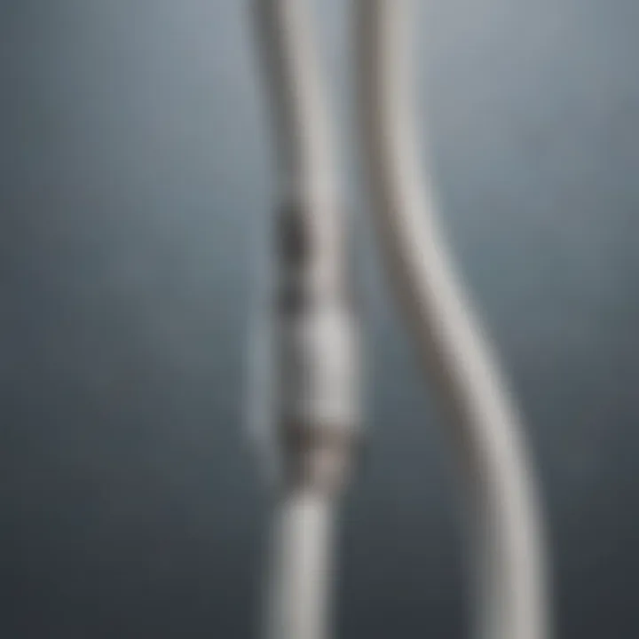 Close-up of the Apple certification mark on a cable