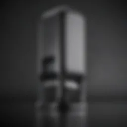 Elegant design of the Apple Mac Pro Stand showcasing its sleek silhouette.
