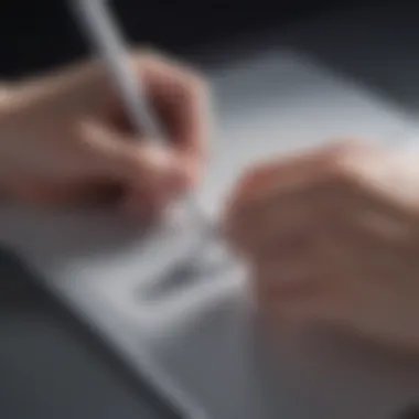 Transformation of Apple Pencil through Refurbishment Apple Pencil before and after refurbishment