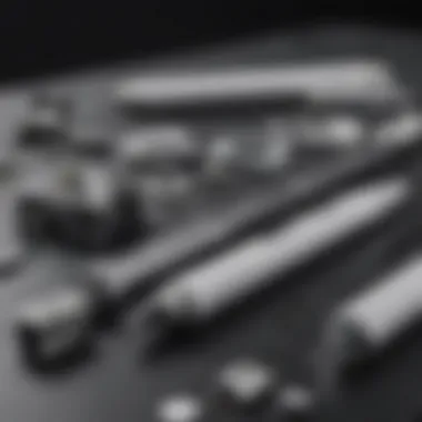 Disassembled Apple Pencil Parts Apple Pencil components disassembled