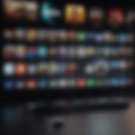 Visual representation of the Apple TV Stations interface showcasing various content categories.