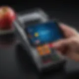 Apple Pay logo on a smartphone screen