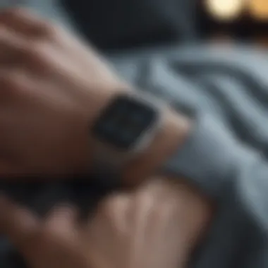 Visualization of iWatch's sleep data and metrics