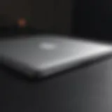 Sleek design of the MacBook Air showcasing its lightweight build