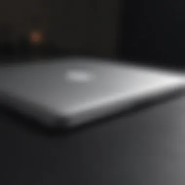 Sleek design of the MacBook Air showcasing its lightweight build