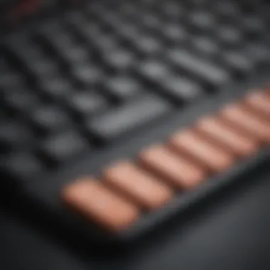 Close-up of Apple Mini Wireless Keyboard Connectivity