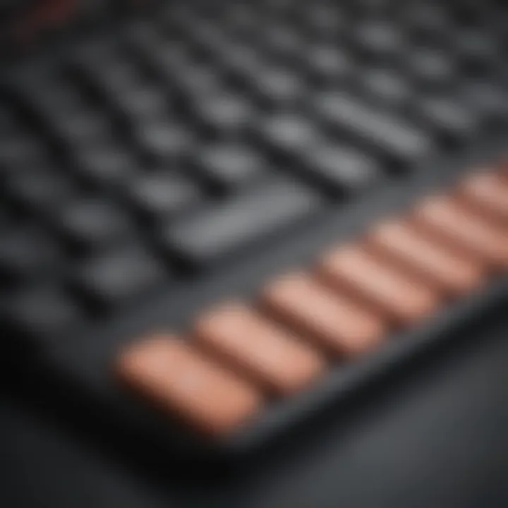 Close-up of Apple Mini Wireless Keyboard Connectivity