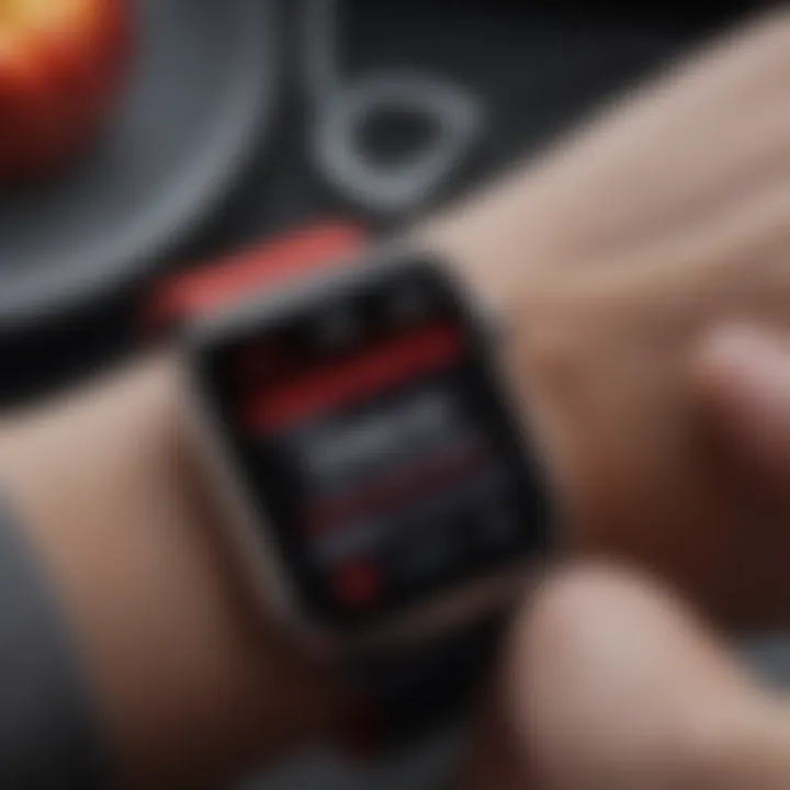 Apple Watch notifications related to blood pressure