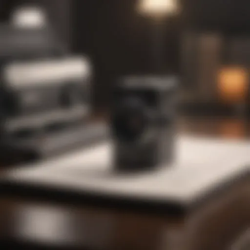 Scanning a document with an iPhone camera