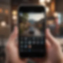 Organized photo library on iPhone