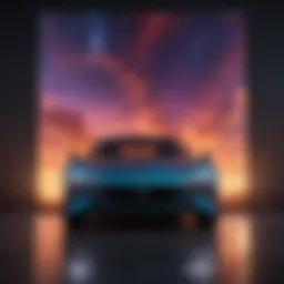 Dynamic live wallpaper showcasing vibrant visuals