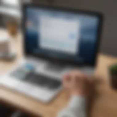 iCloud Email Setup Interface Visual representation of iCloud email setup interface