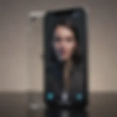 Innovative Communication Device Cutting-edge smartphone with Facetime capability