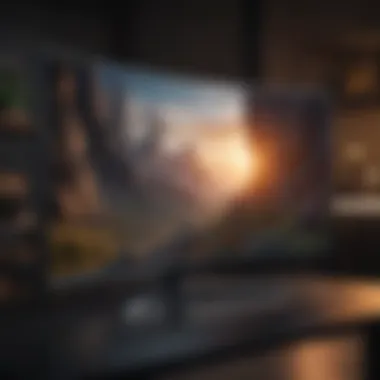 Technological Marvel Cutting-Edge Technology in 55-Inch Curved Gaming Monitor