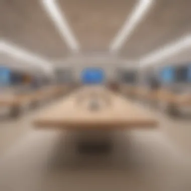 Elegant Apple Store Interior