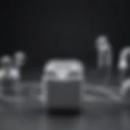 Elegant array of iPhone earbuds chargers showcasing design diversity