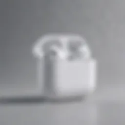Stylish Apple AirPods Max on a minimalist background