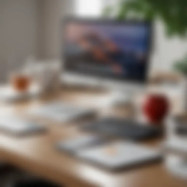 Sleek Apple Card on a tech-savvy desk