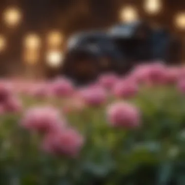 Bokeh in Floral Photography An intricate close-up showing bokeh effects in floral photography