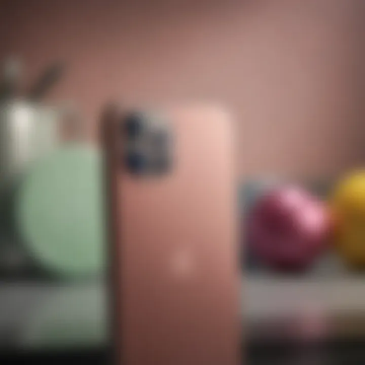Comparison of different color options in natural light