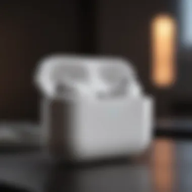 Enhancing Sound Quality with Custom Air Pod Pro An artistic representation of sound quality enhancement through personalized Air Pod Pro options.