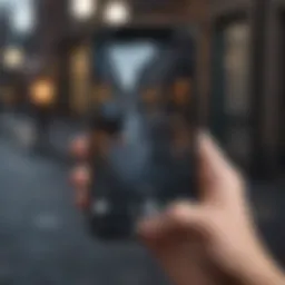 User navigating the iPhone Companion App interface