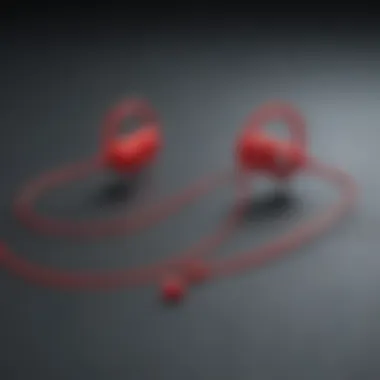 Showcase of wired Powerbeats with various compatible devices