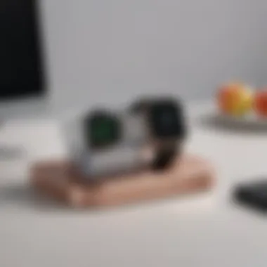 Elegant Design of the Satechi Apple Watch Charger Satechi Apple Watch Charger showcasing its sleek design