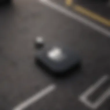 Detailed view of the Apple GPS tag