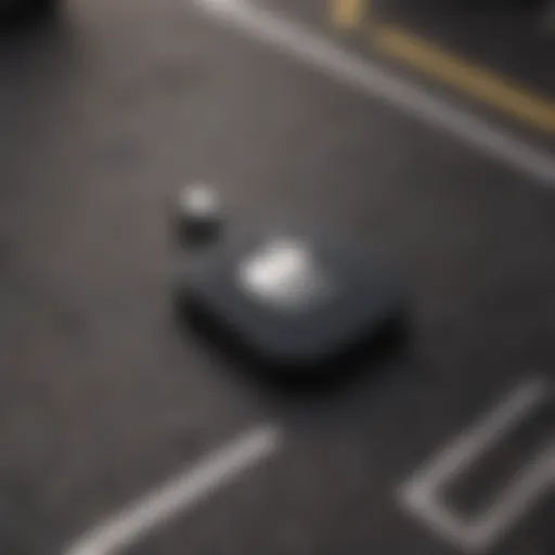 Detailed view of the Apple GPS tag