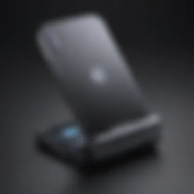 Futuristic iPhone Flip Phone Design Concept art of a futuristic iPhone flip phone design