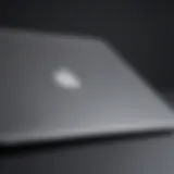 Elegant MacBook Air showcasing lightweight design