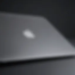 Elegant MacBook Air showcasing lightweight design