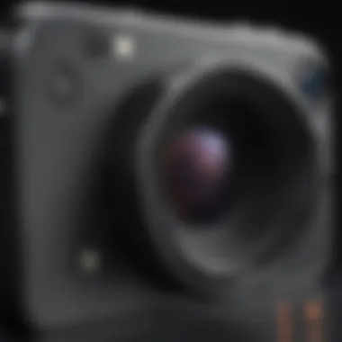 Innovative Camera Features of the iPhone A close-up of the iPhone's advanced camera technology highlighting its features.