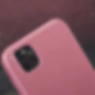 Detailed Specifications of the Pink iPhone A close-up view of the pink iPhone's specifications displayed on a digital screen.