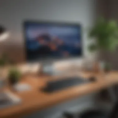 Ergonomic Advantages of the Satechi Aluminum Monitor Stand Ergonomic setup featuring the Satechi Aluminum Monitor Stand