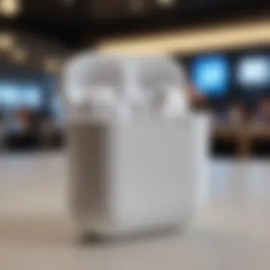 Authorized retailer display of Apple AirPods