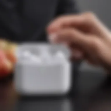 Online shopping experience for Apple AirPods