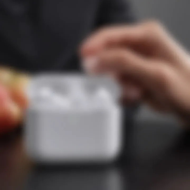 Online shopping experience for Apple AirPods