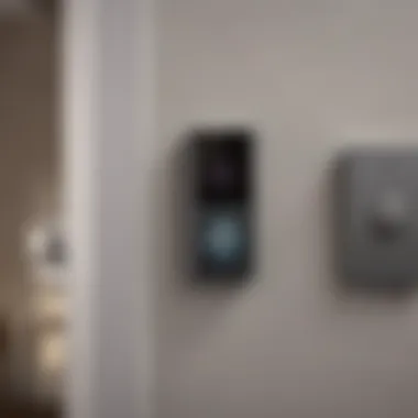 A futuristic smart home setup illustrating potential advancements in video doorbell technology.