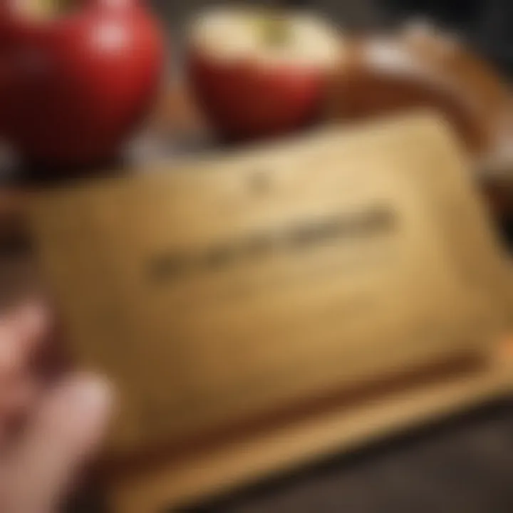 Illustration depicting Apple Card intro bonuses as a golden ticket to exclusive rewards