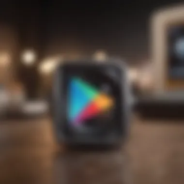 Enhanced Digital Experience Conceptual artwork showing the benefits of Google Play for Mac users