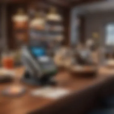 Diverse Payment Options in the Hospitality Sector Presentation of various payment methods including Apple Pay
