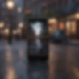 Location settings on an Apple device