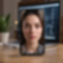 User interface displaying the FaceTime app on Mac