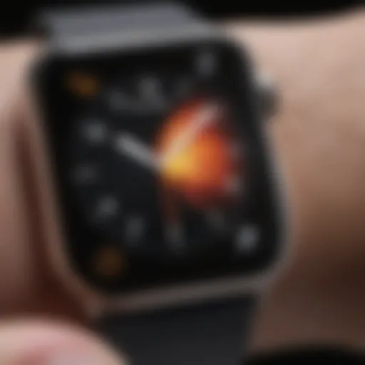 Personalized Apple Watch face with digital features